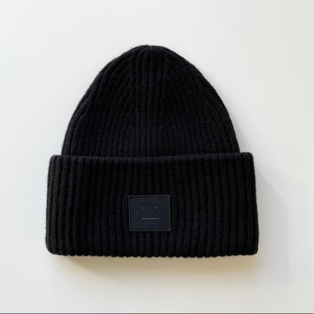 Acne studious black toque - gently worn